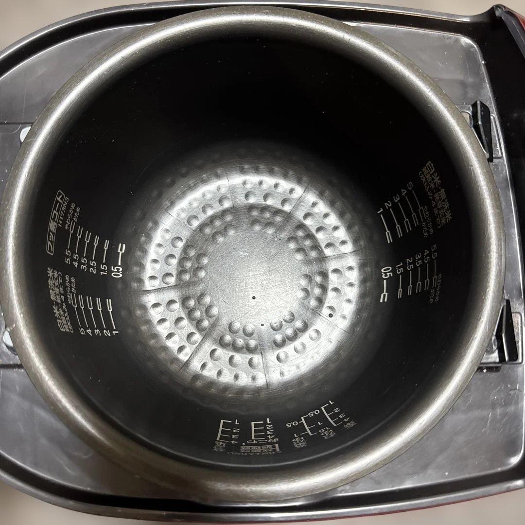美品　HITACHI RZ-H10EJ 炊飯器 レッド　圧力HI