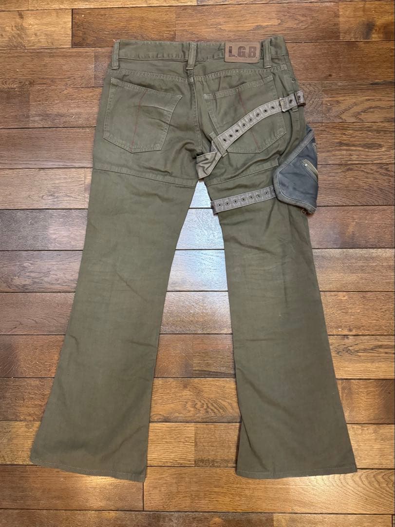 ルグランブルー　LGB WOLF フレアカーゴパンツ