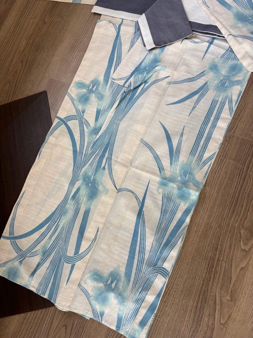 【美品】三松 三勝染 本格浴衣 帯セット（クリーニング済み）