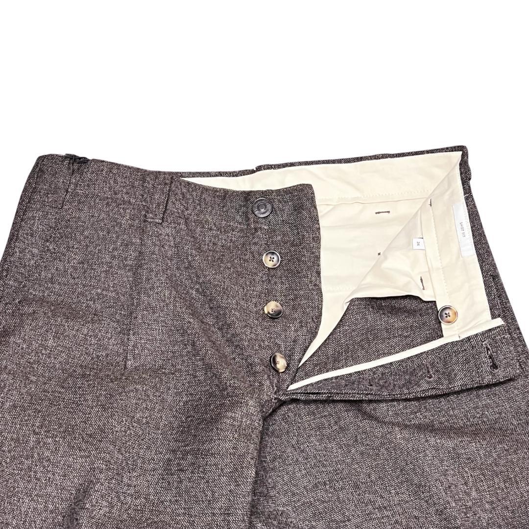 PT TORINO トリノ ウールスラックス 34 ブラウン系 WORN OUT