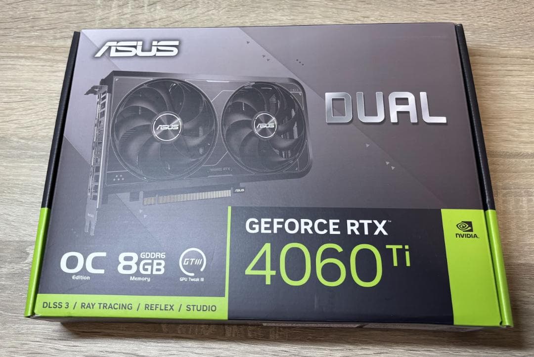 グラフィックボード・グラボ・ビデオカード Dual GeForce RTX 4060 Ti V2 OC 8GB