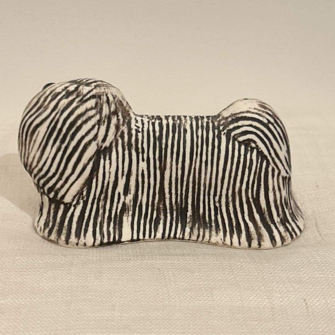 Lisa Larson リサ・ラーソン　犬マルチーズ　リサラーソン置き物オブジェ