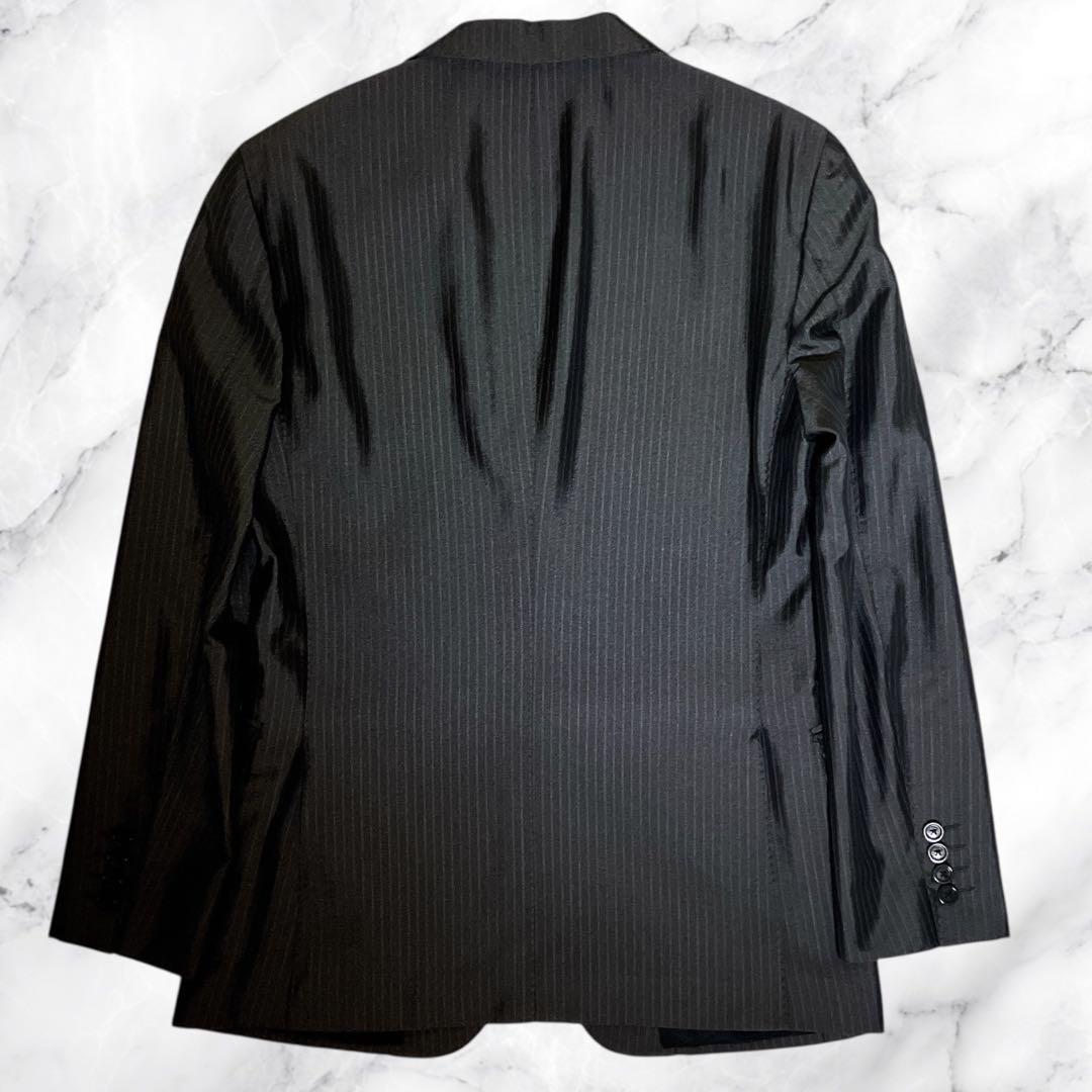 未使用級☆バーバリーブラックレーベル☆スーツセットアップ☆チャコールグレー☆M