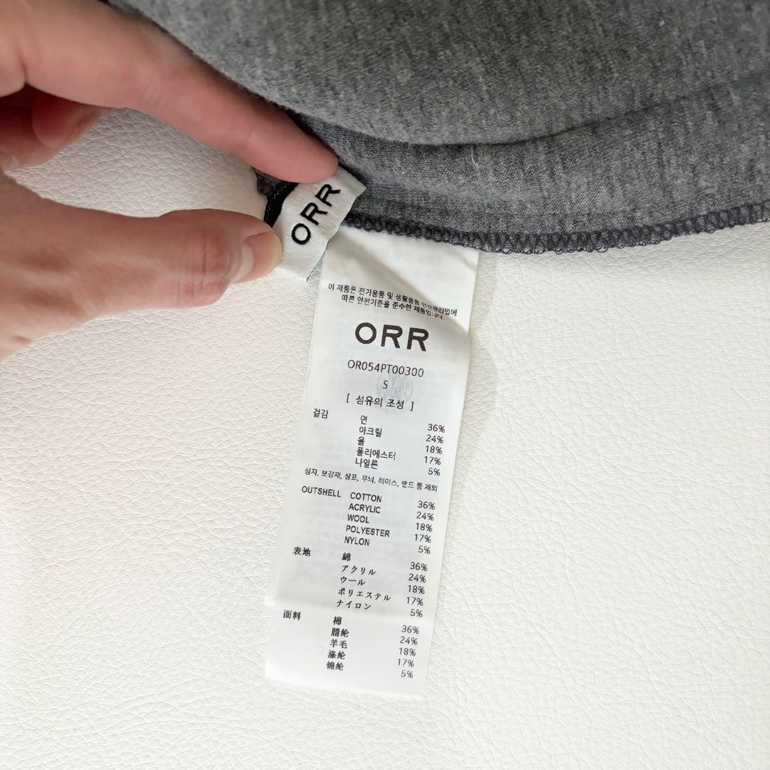 ORR ウールパンツ　グレー