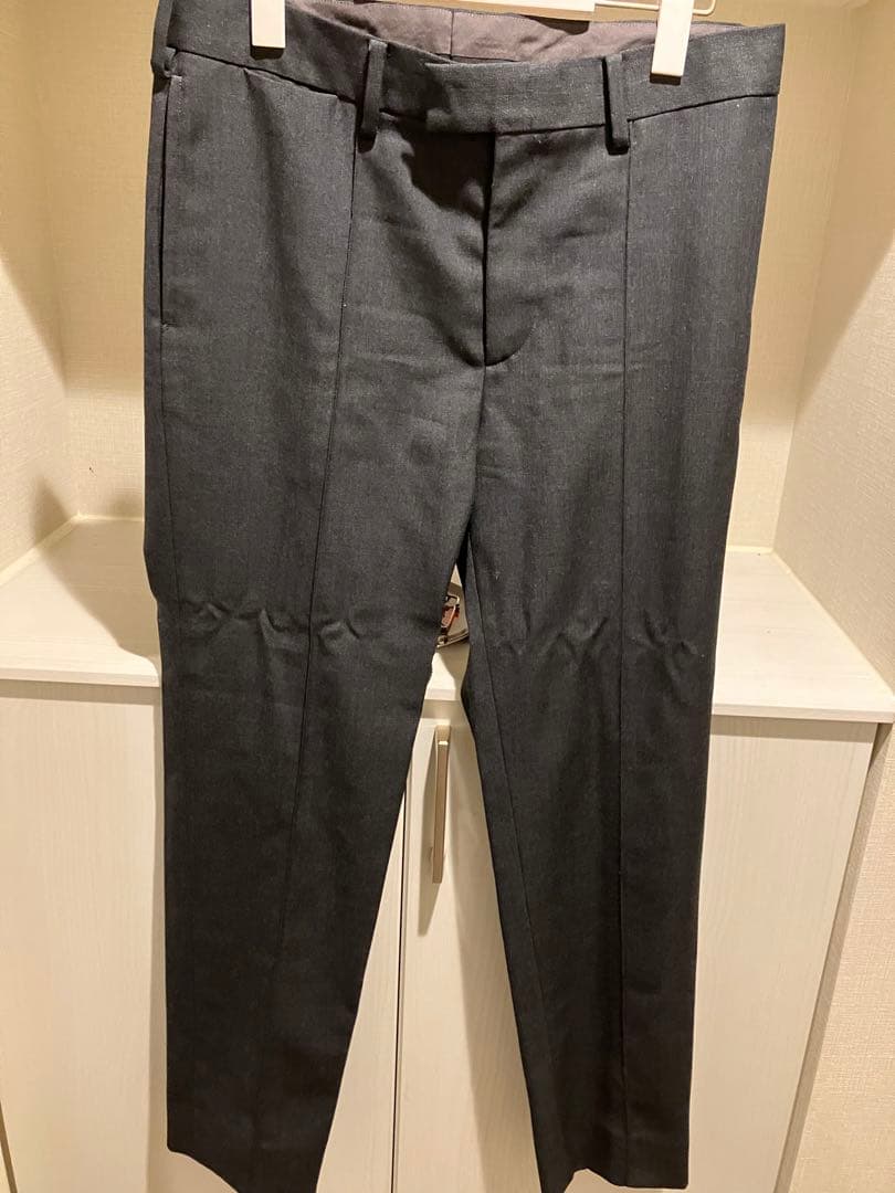 アンダーカバー undercover 22aw 裾zip スラックス　グレー2