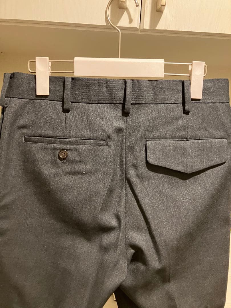 アンダーカバー undercover 22aw 裾zip スラックス　グレー2