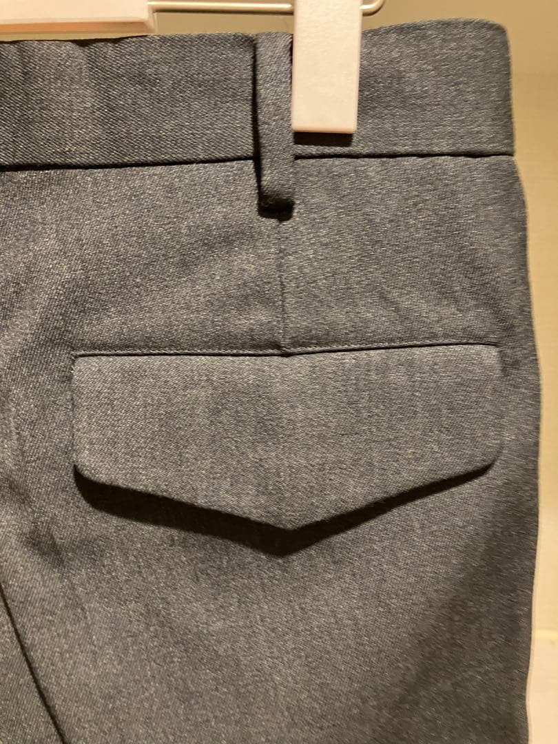 アンダーカバー undercover 22aw 裾zip スラックス　グレー2