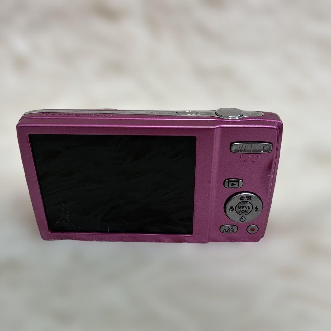 【美品】FUJIFILM FinePix JZ250 ピンク コンデジ 動作確認