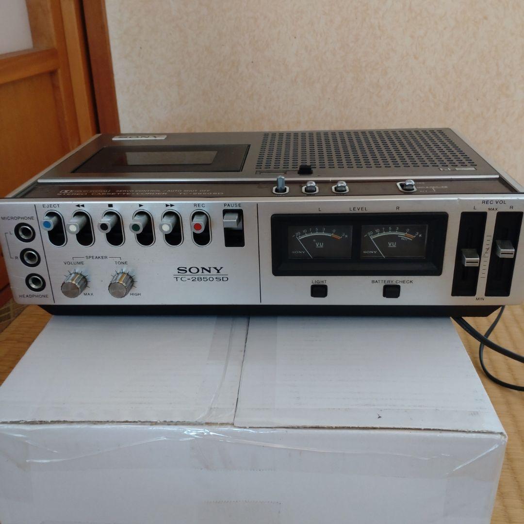 SONY TC-2850SD ステレオカセットデッキ　「ジャンク品」