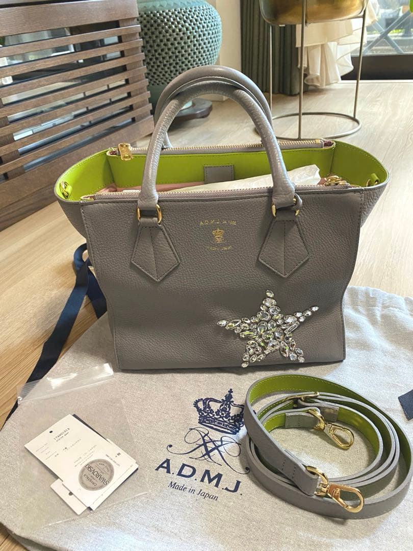 ADMJ ⭐︎ スワロフスキー 2WAY バッグ 美品