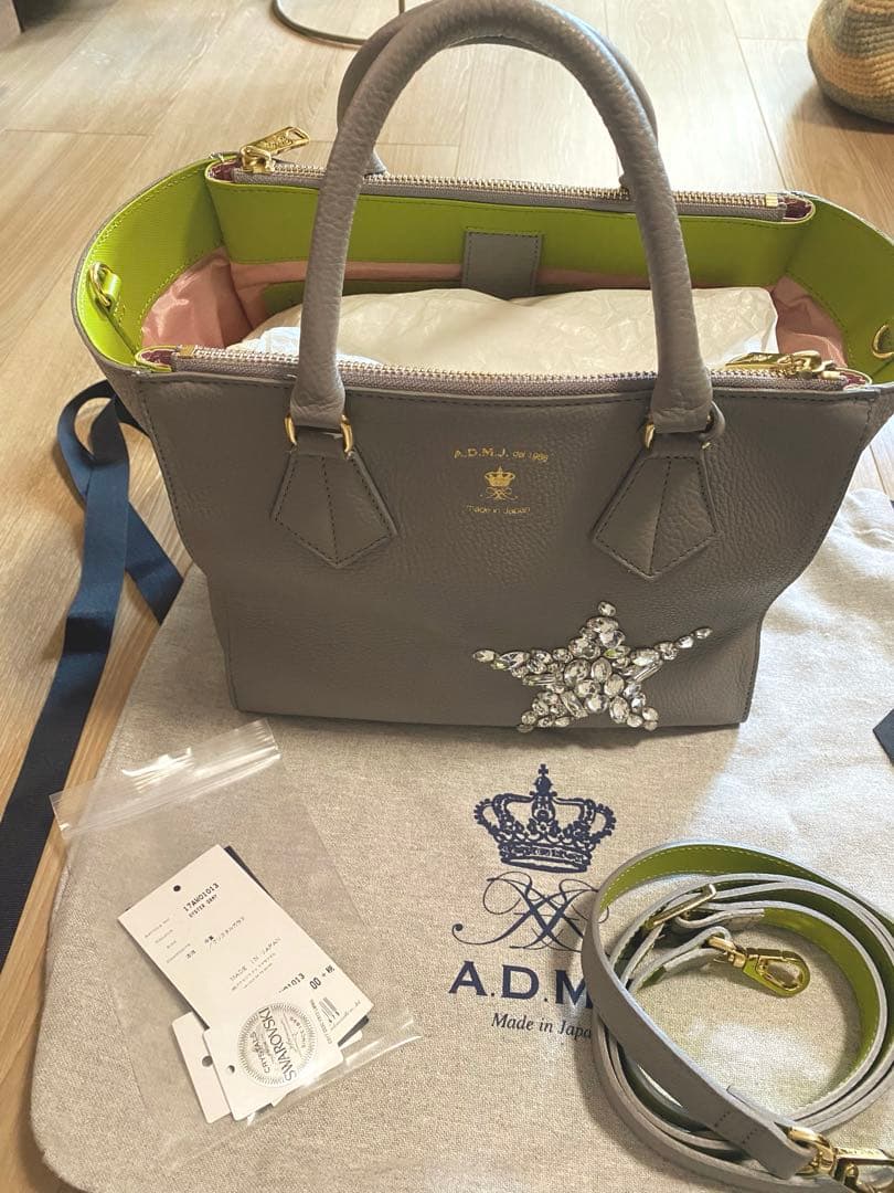 ADMJ ⭐︎ スワロフスキー 2WAY バッグ 美品