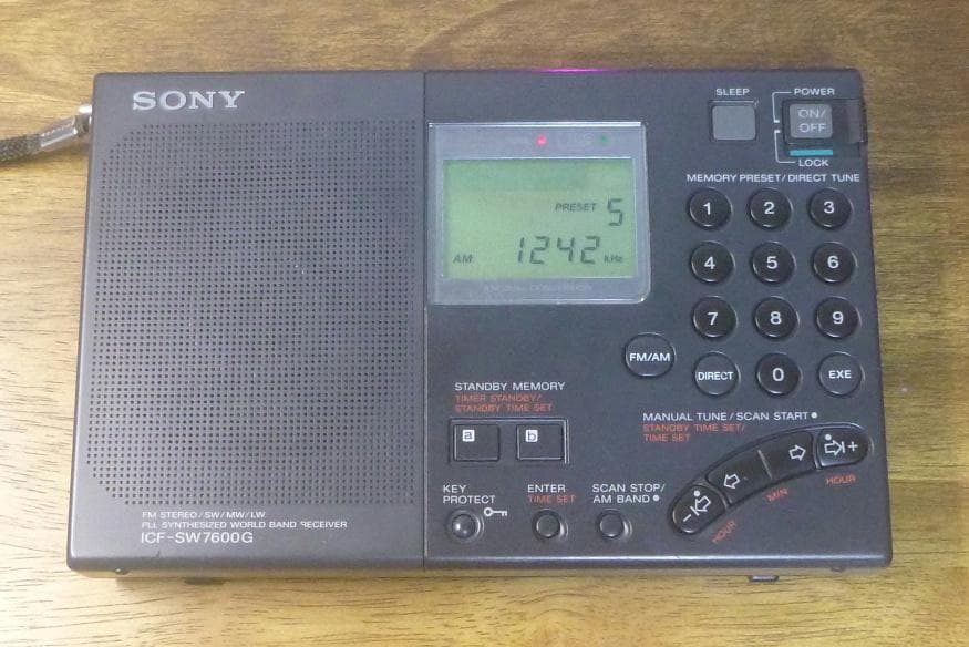 SONY ICF-SW7600G 短波つきPLLシンセサイザラジオ