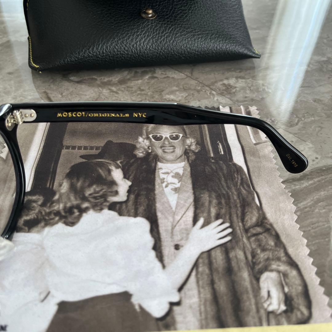 モスコット　MOSCOT レムトッシュ　ブラック　46 ノーズパッド