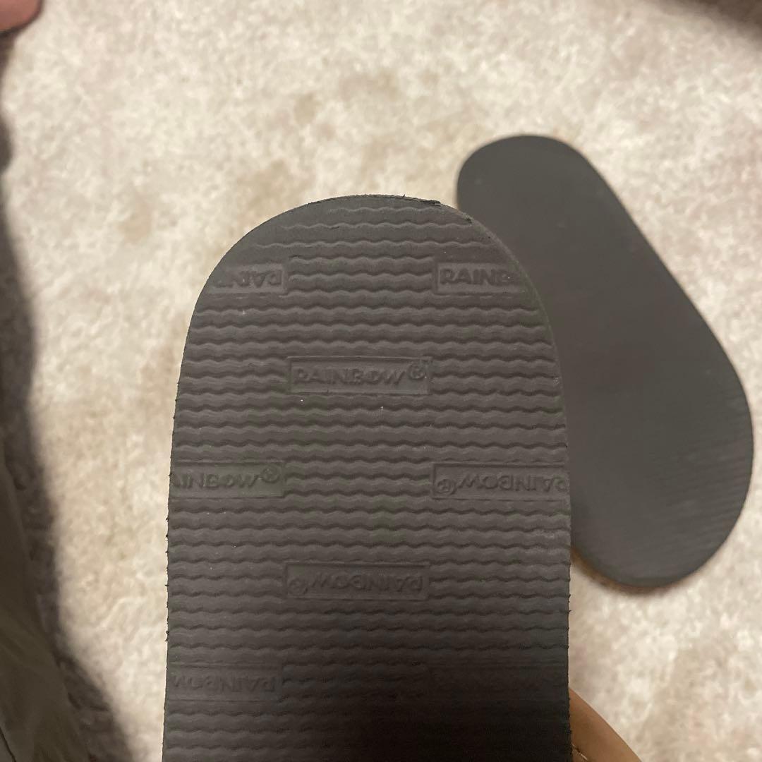 MottyメンズXL Rainbow サンダル　プレミアムシエラブラウン