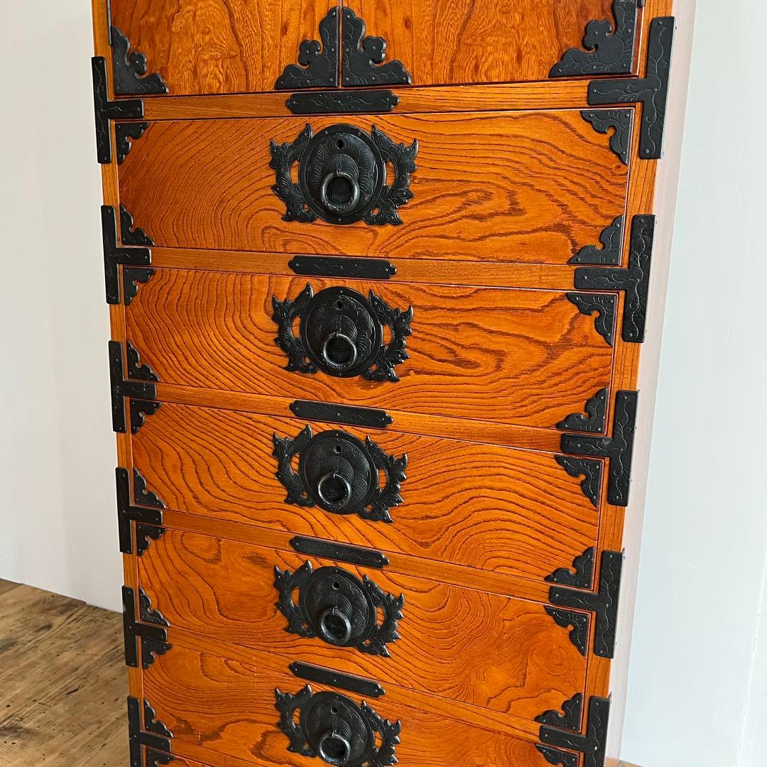 専用 岩谷堂箪笥 整理箪笥 時代箪笥 7段チェスト ハイチェスト z653