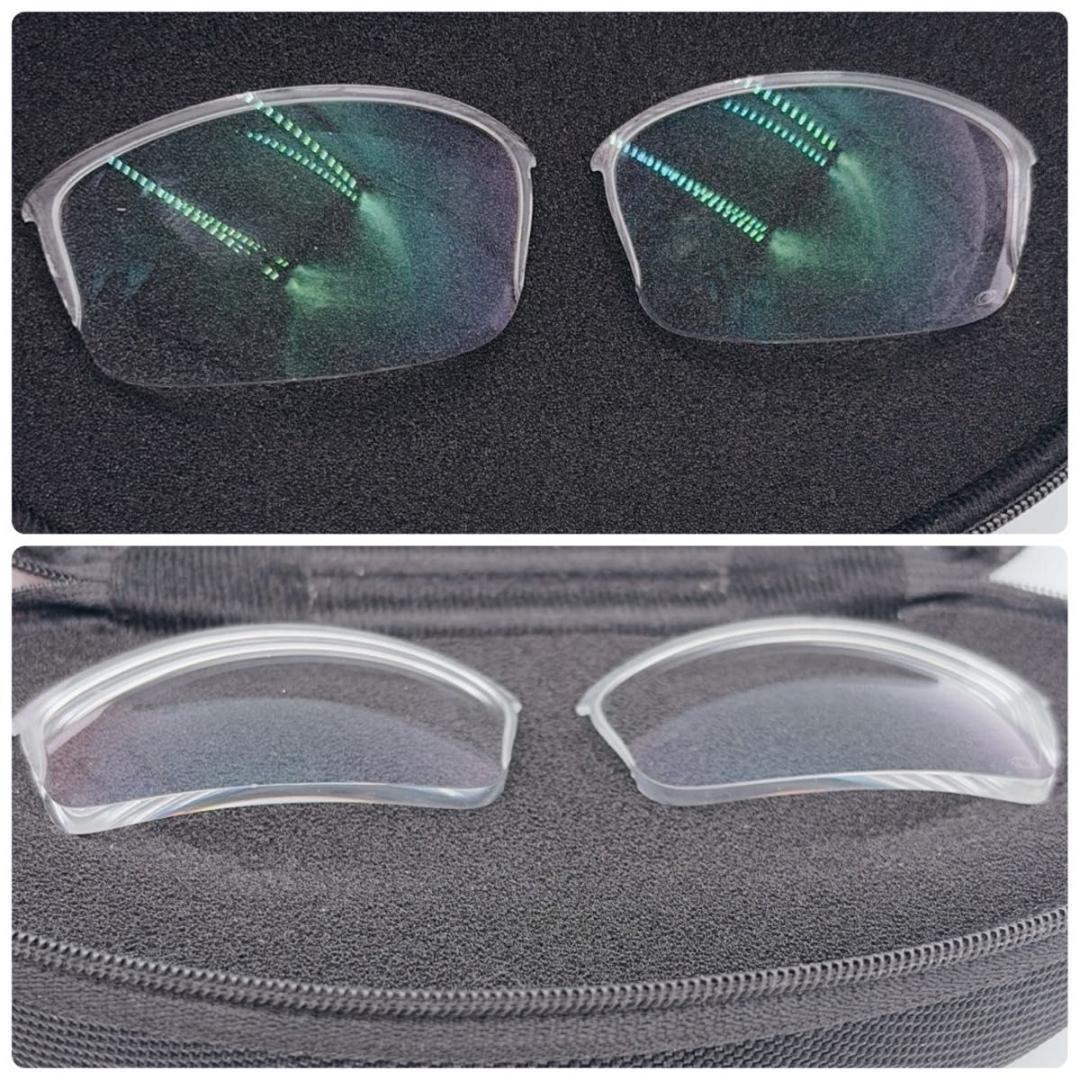 OAKLEY オークリー スポーツサングラス フラックジャケット 度ありレンズ