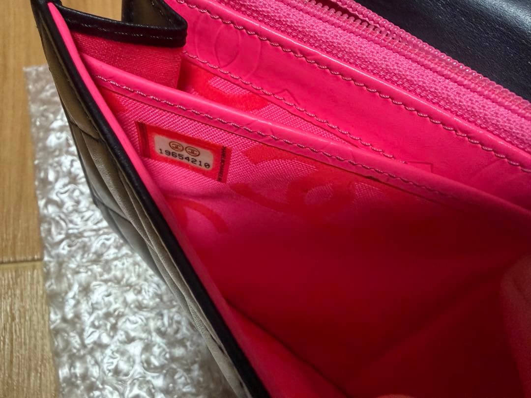 CHANEL 長財布 カンボンライン