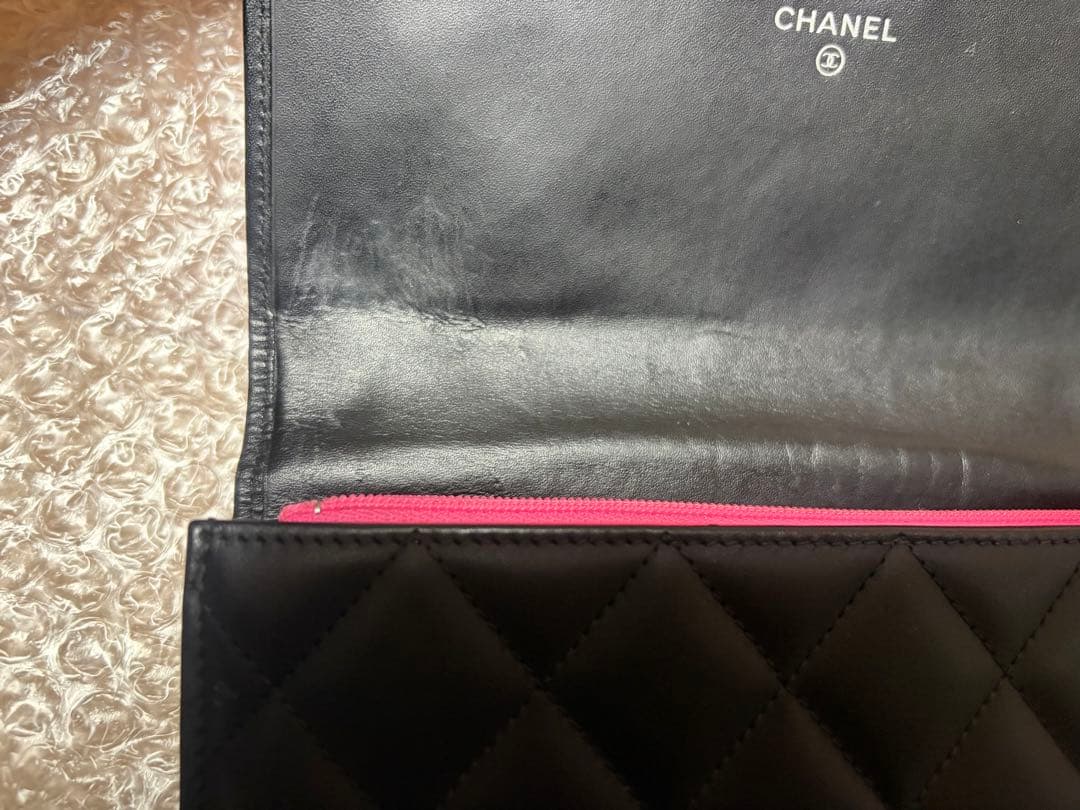 CHANEL 長財布 カンボンライン