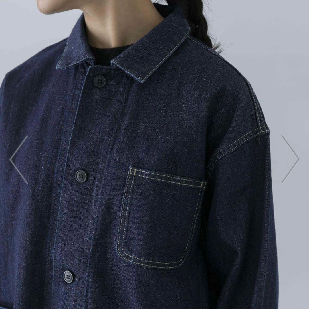 【かぐれ】『ユニセックス』デニムカバーオール インディゴブルー サイズ1