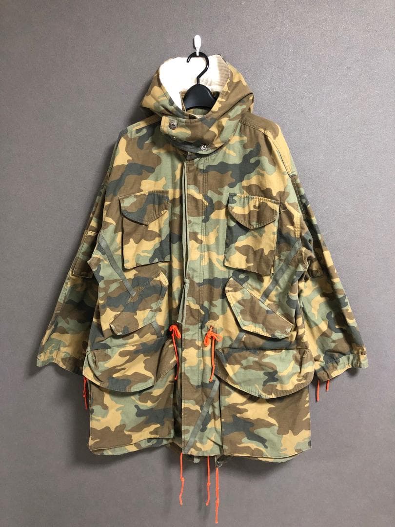 激レア GREG LAUREN CAMO FISHTAIL 迷彩 ジャケット