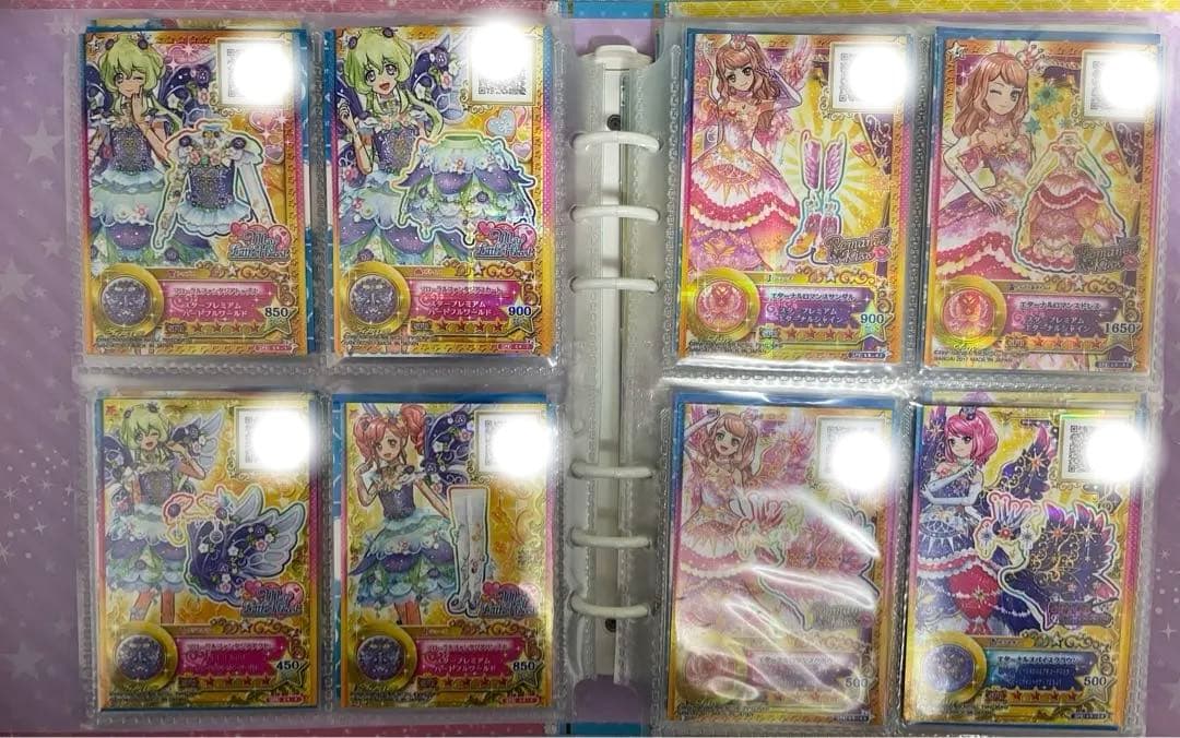 【aya】アイカツカード　カード:約700枚以上　バインダー:3冊