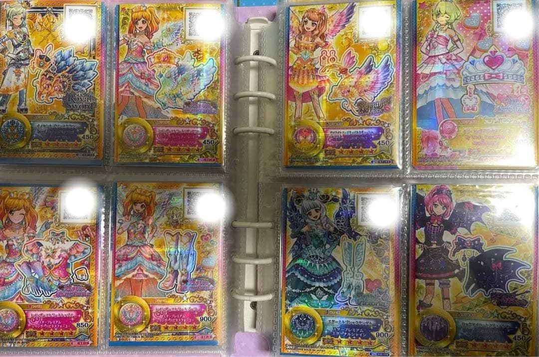 【aya】アイカツカード　カード:約700枚以上　バインダー:3冊