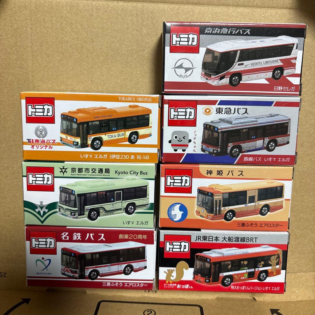 特注トミカ　路線バス　7台セット