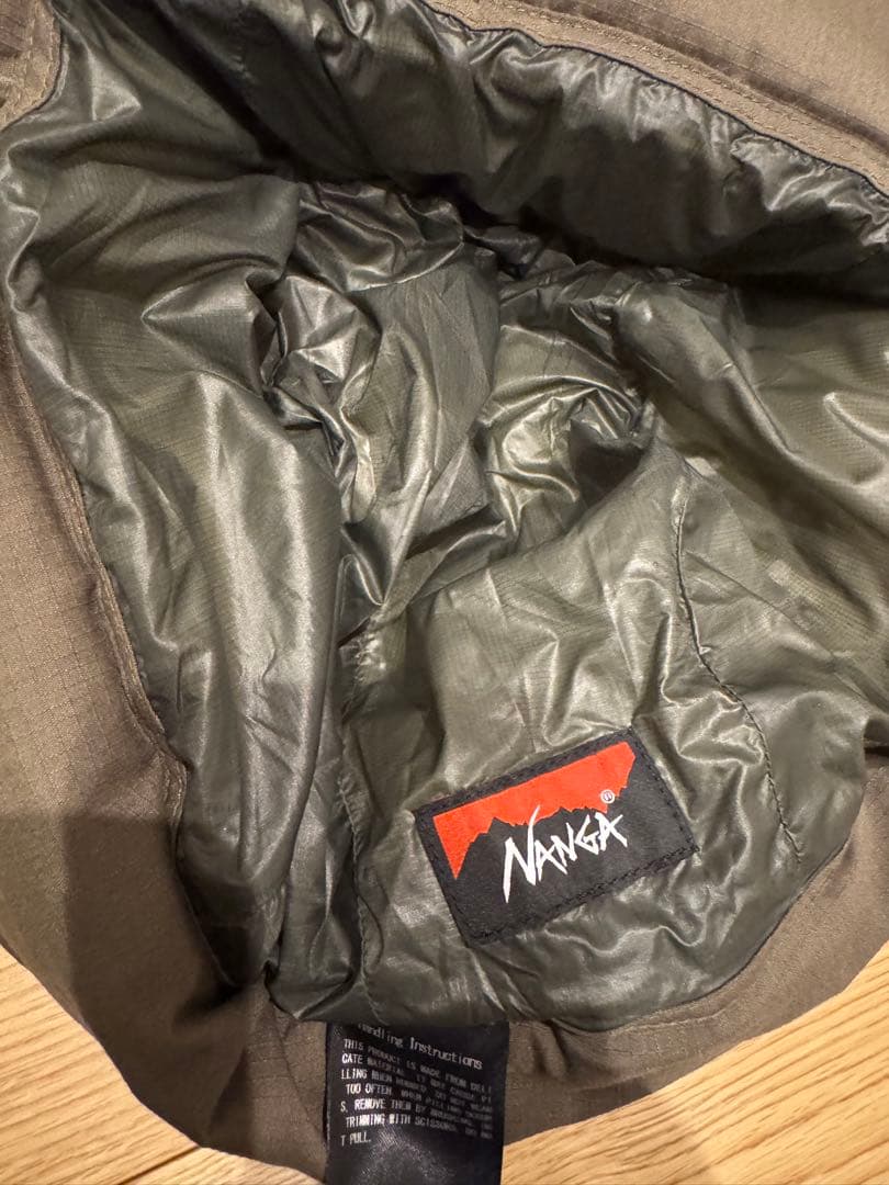 NANGA カーキ フライトキャップ