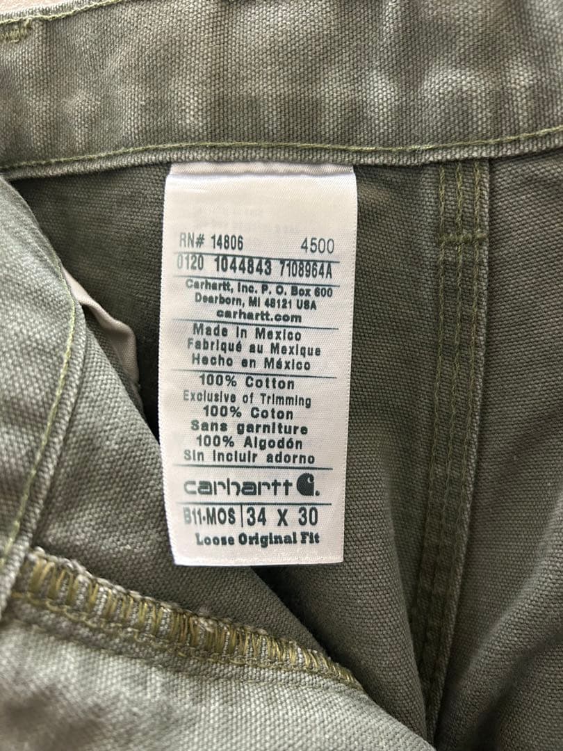 ヨ*ー様 Carhartt ペインターパンツ　モスグリーン