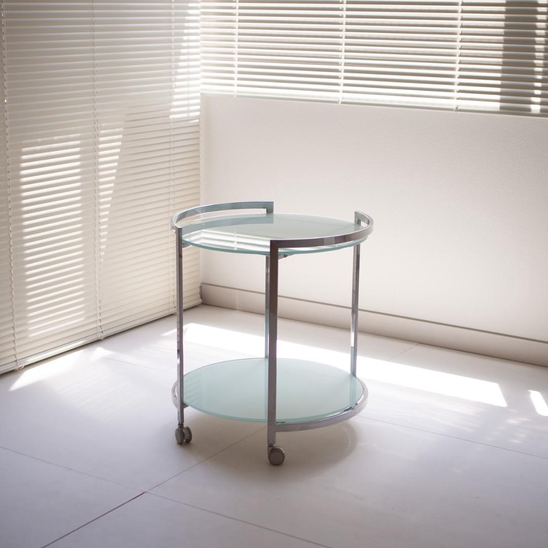 pool table / ガラステーブル 2段 キャスター付