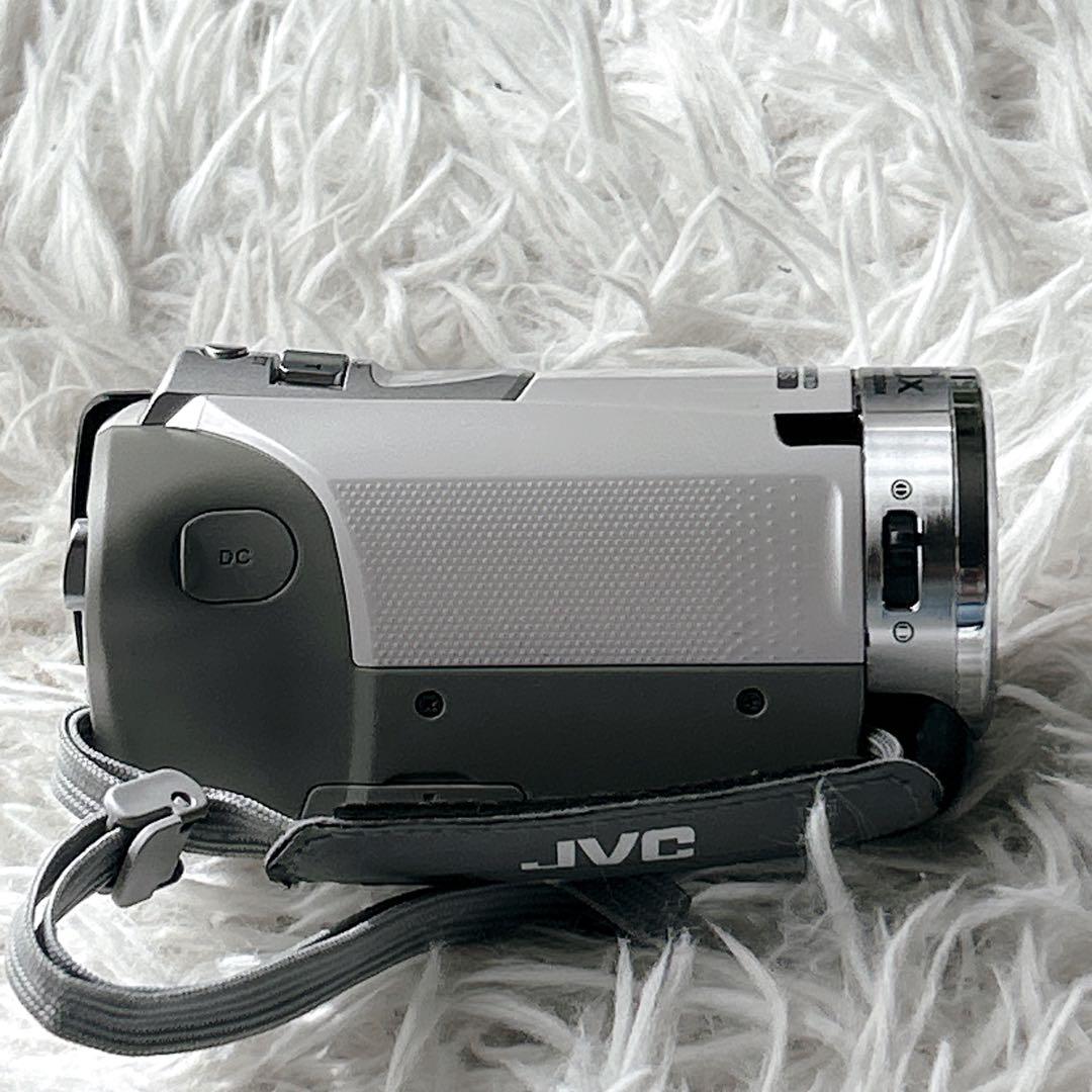 【美品】JVC FULL HD ビデオカメラ　GZ-E780-W バッテリー2個