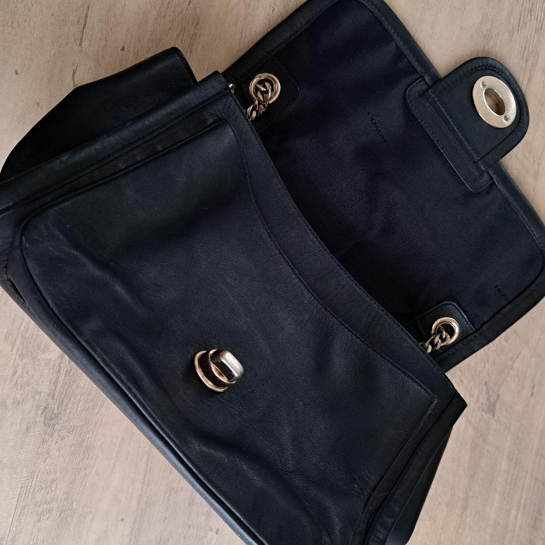 COACH レザー ショルダーバッグ