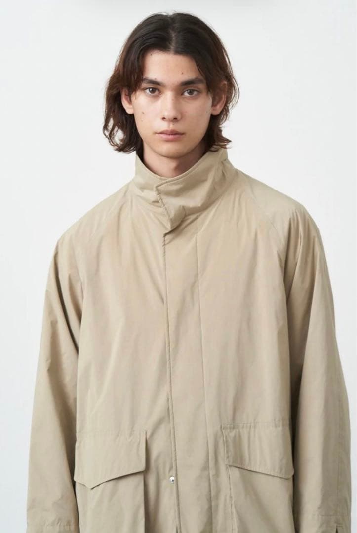 【完売品】ATON ventile suede stand field coat