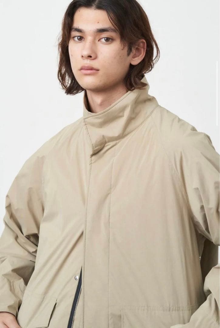 【完売品】ATON ventile suede stand field coat