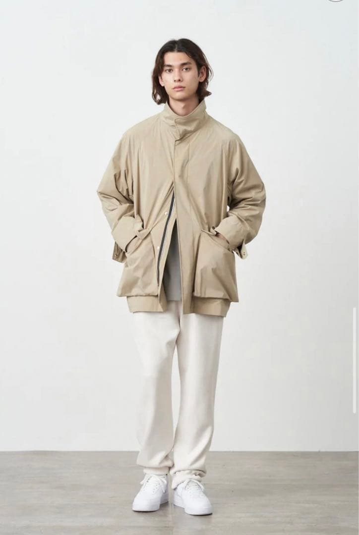【完売品】ATON ventile suede stand field coat