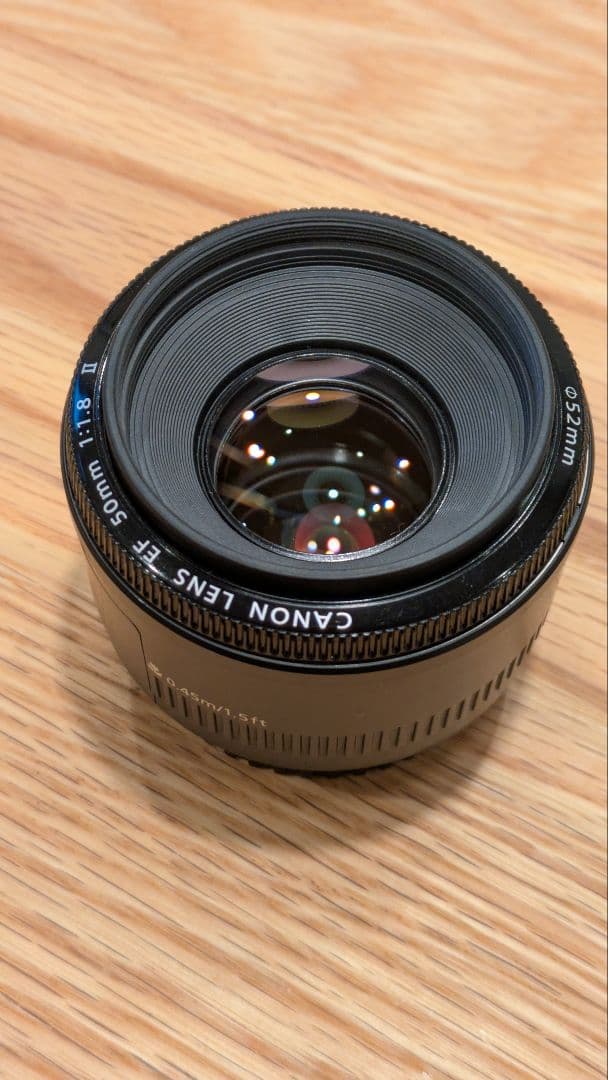 Canon EF 50mm F1.8 II レンズ