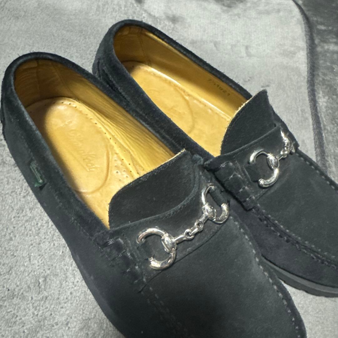 パラブーツ　アローズ　ビットローファー　黒　7 1/2