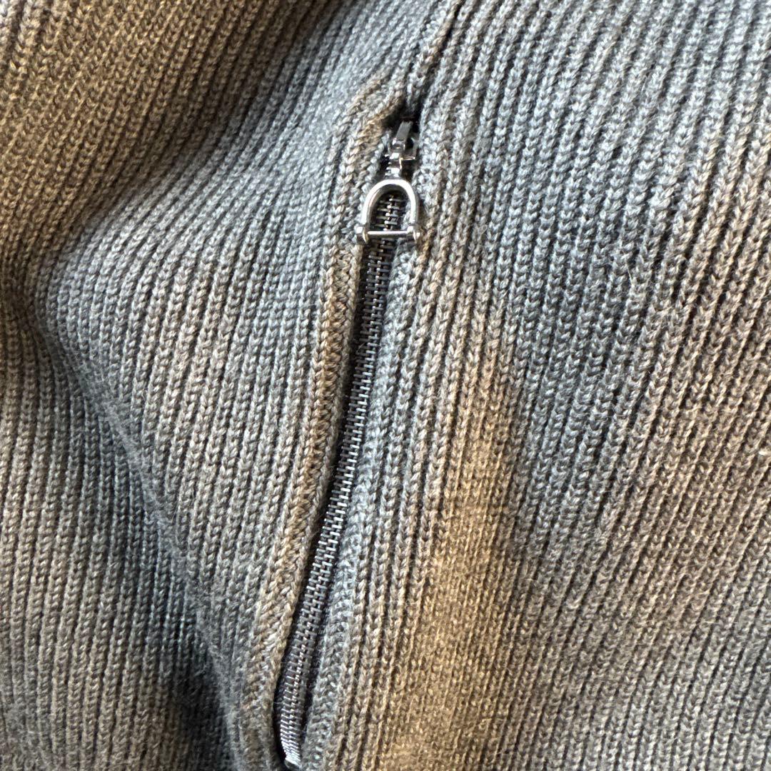 最終値下げ GUCCIグッチ ジップアップ ニットセーター