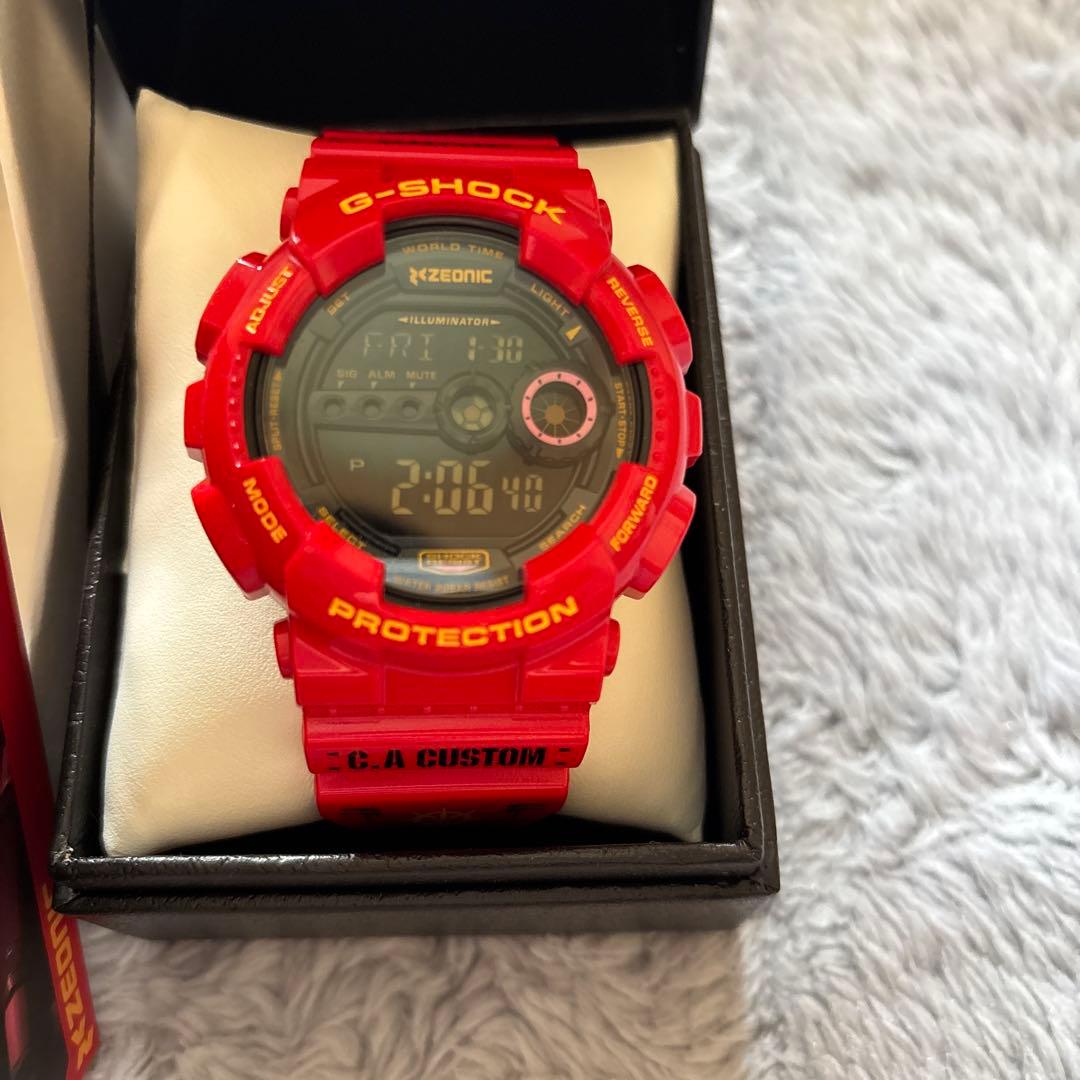 ジ*ヤ様 G-SHOCK 3283 レッド 腕時計 ガンダムコラボ