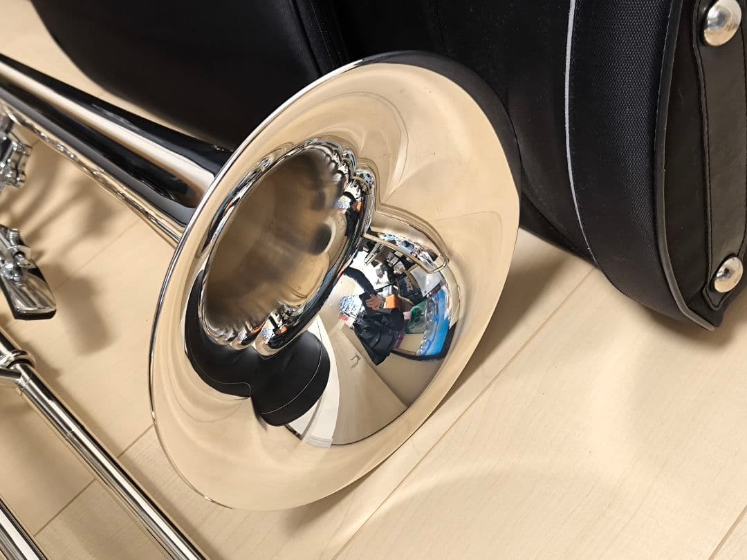 ぱ*ー様 JohnPacker バストロンボーン ダブルロータリー シルバー マ