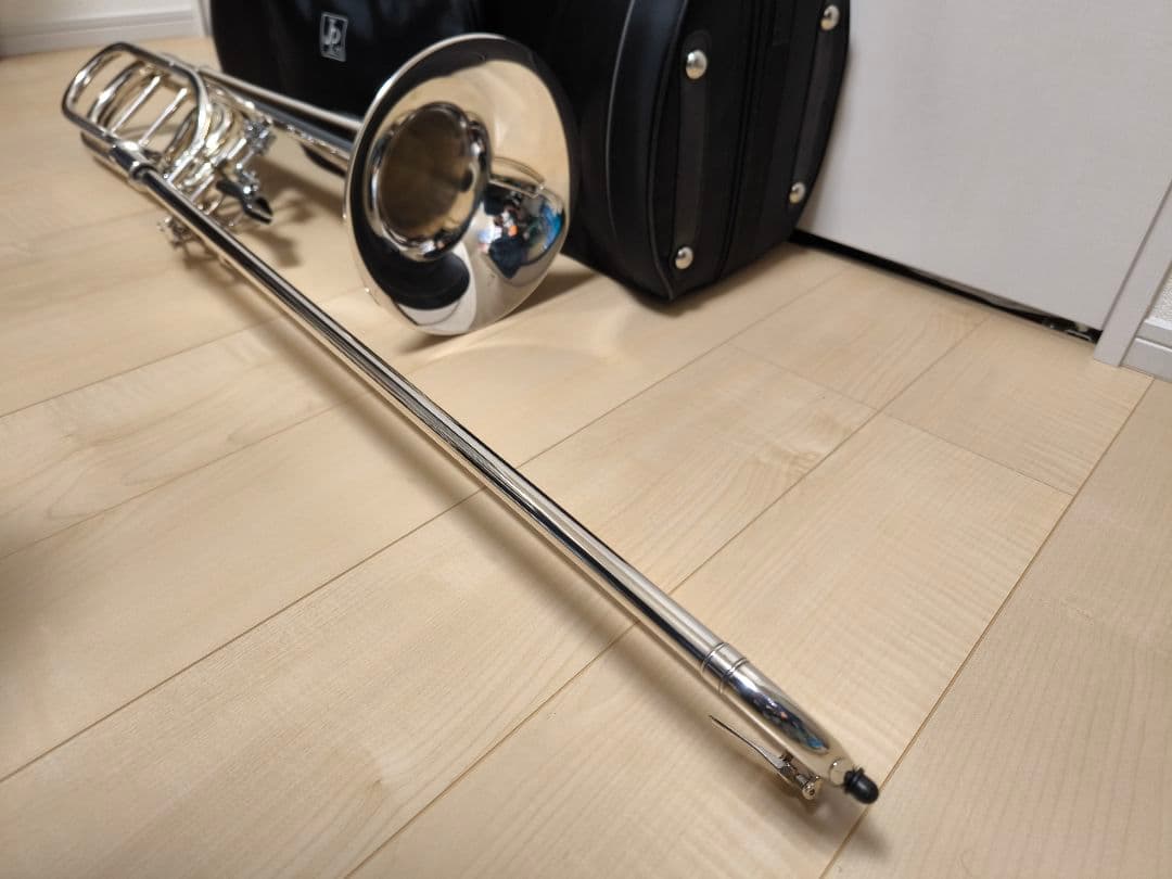 ぱ*ー様 JohnPacker バストロンボーン ダブルロータリー シルバー マ