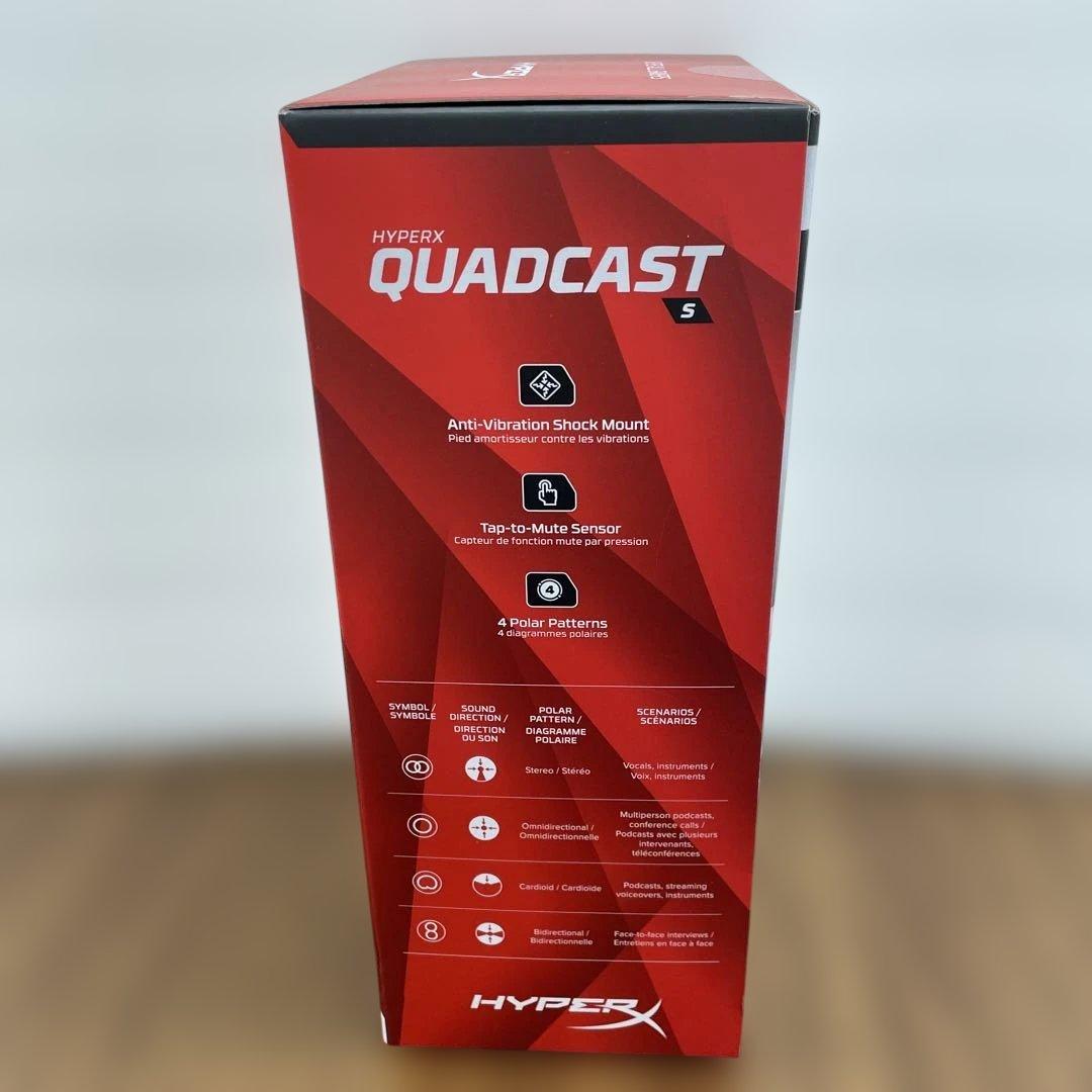 10239 HyperX QuadCast S スタンドアロンマイク