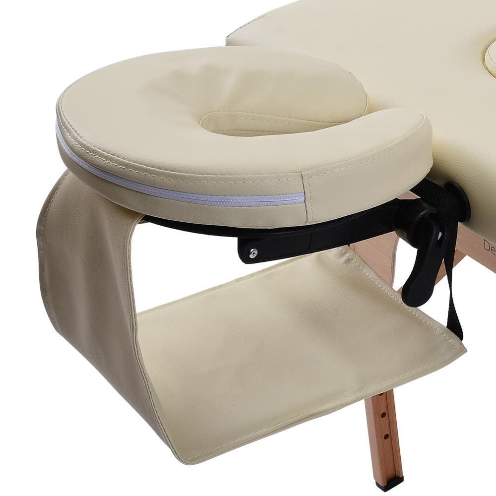 マッサージ ベッド マッサージベッド折りたたみ施術ベッド マッサージ台アイボリー