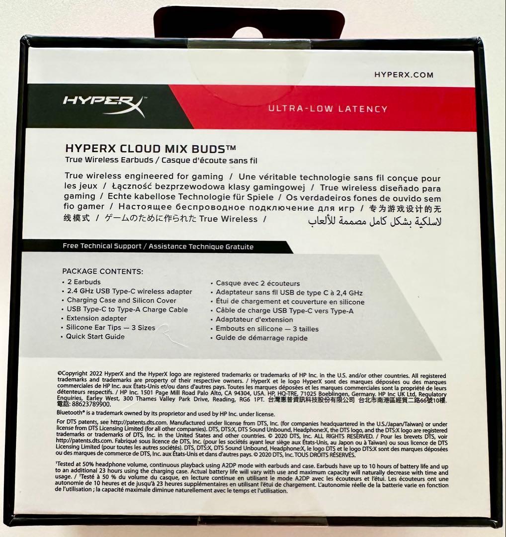 イヤホン HyperX Cloud Mix Buds