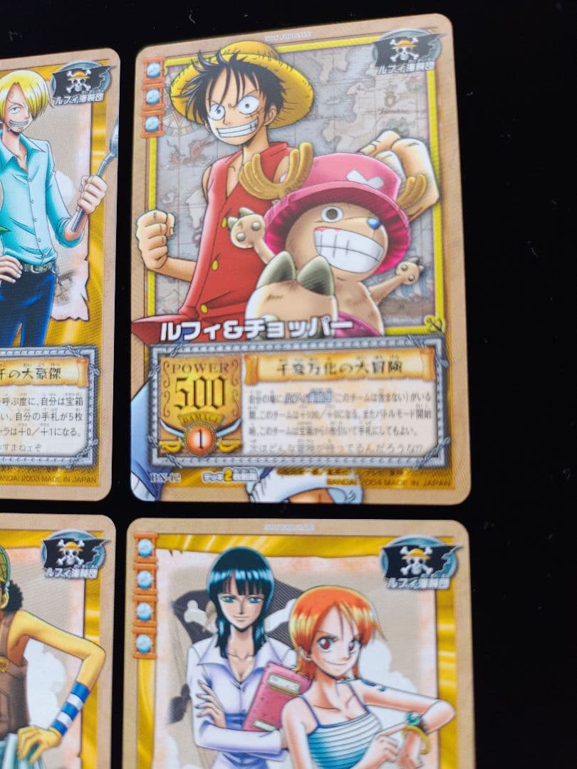 大会プロモ 麦わらの一味 4枚セット 旧ワンピースカード