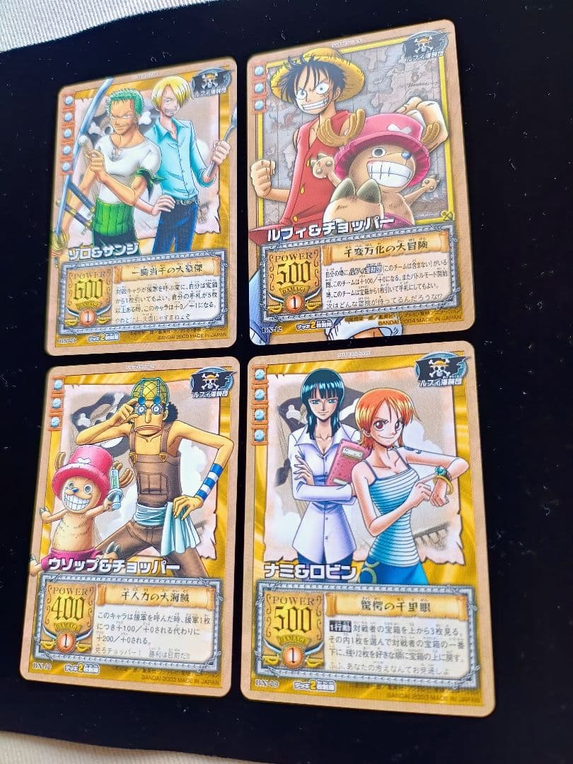 大会プロモ 麦わらの一味 4枚セット 旧ワンピースカード