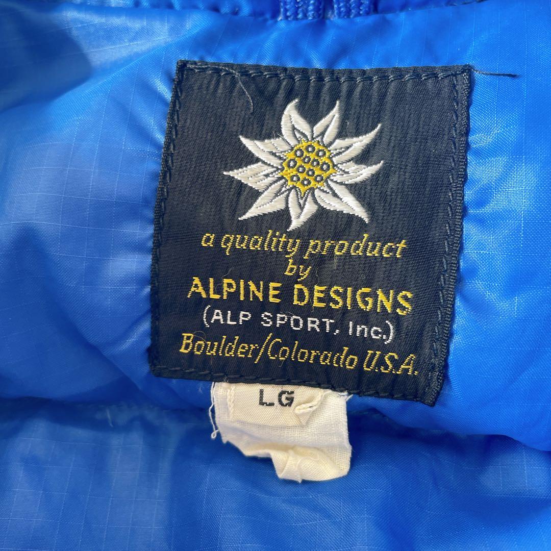 USA製 ALPINE DESIGNS アルパインデザインズ ダウンベスト