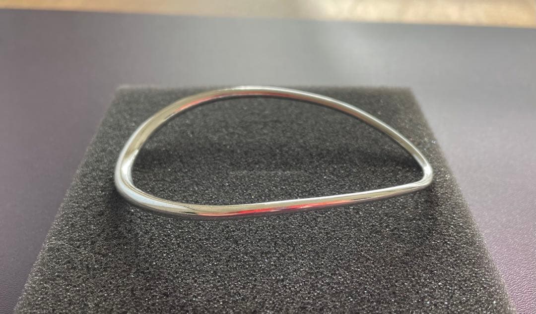 ジョージジェンセン　オフスプリング　シルバー オーバル バングル