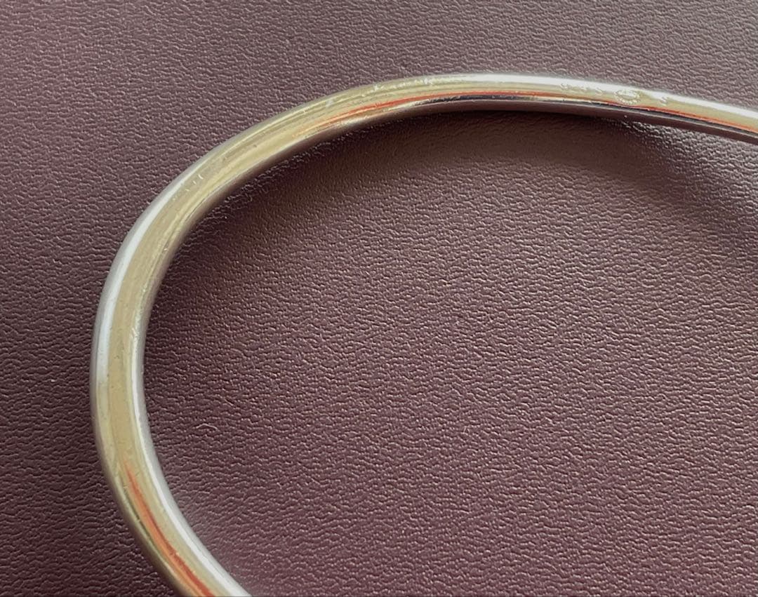 ジョージジェンセン　オフスプリング　シルバー オーバル バングル