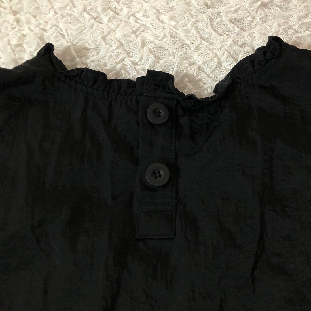 お花モチーフ フリルエプロンドレス